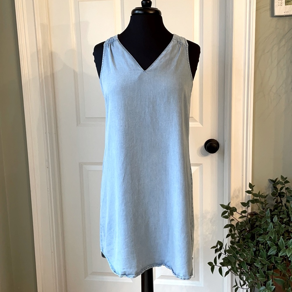 Gap Denim Sleeveless Dress Sz XS